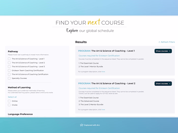 Program Finder