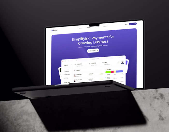 Fintos Website - UI/UX Design