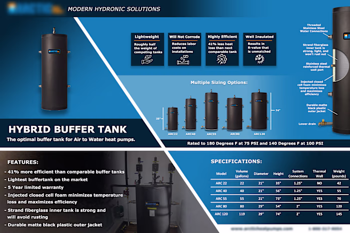 Product Brochure for Heat Pump Model