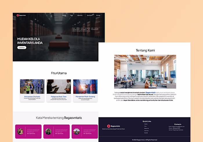 Inventory Landing Pafe