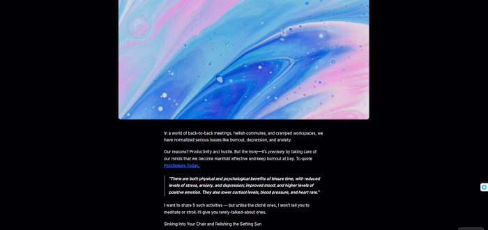 Professional Blog Website