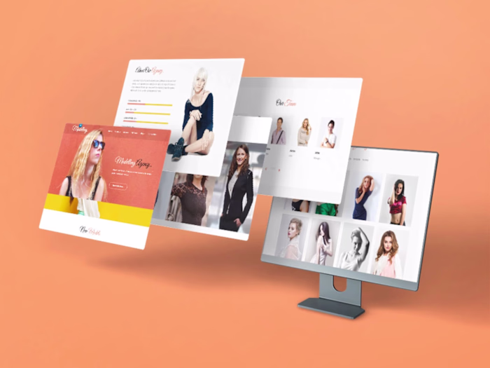 Modeling Portfolio Website Design