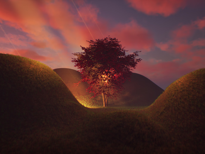 3D Recreation of Windows Environment Wallpaper