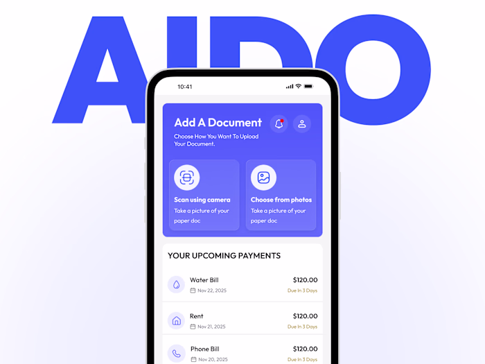 AI Document Scanner App | UX/UI 