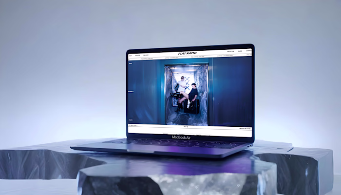 Webflow + Shopify website for streetwear brand Flat Ratio