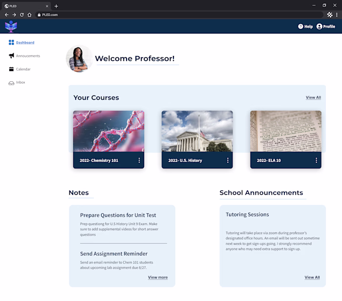 PLED: A SaaS redesign 