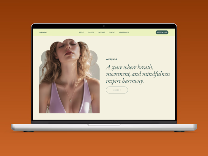 Serene Web Design for a Yoga & Wellness Studio