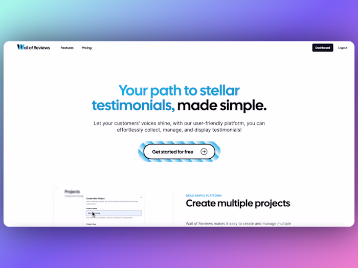 Collect and Manage Reviews || Wall Of Reviews