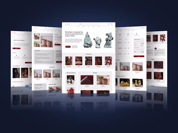 Hunar: Website design 