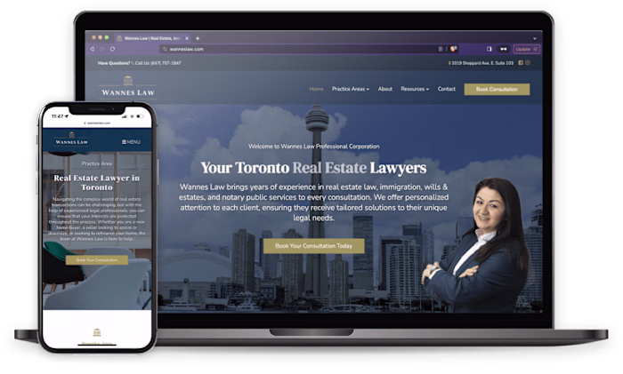 Wannes Law Firm Re-Design