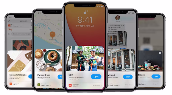 Apple iOS App Store App Clips Prototype