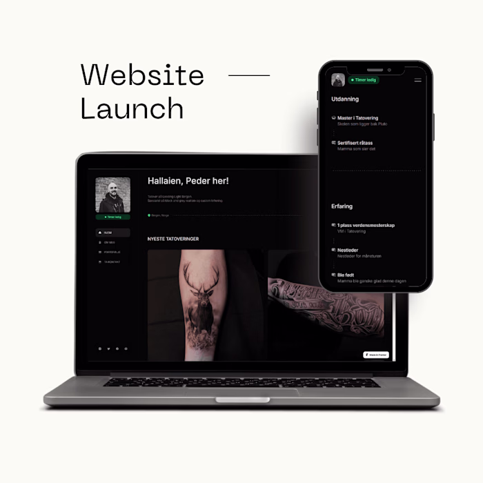 Tattoo Artist Portfolio