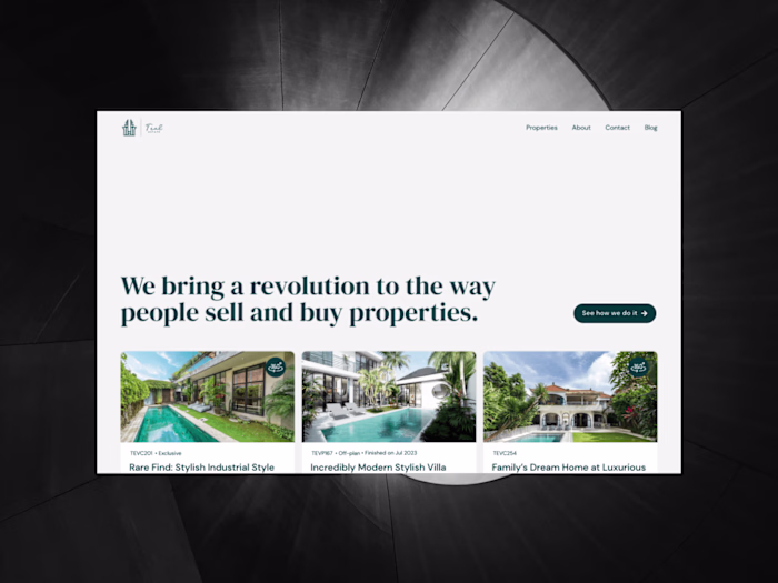 Teal Estate — Brand Identity, Web Design & WordPress Development