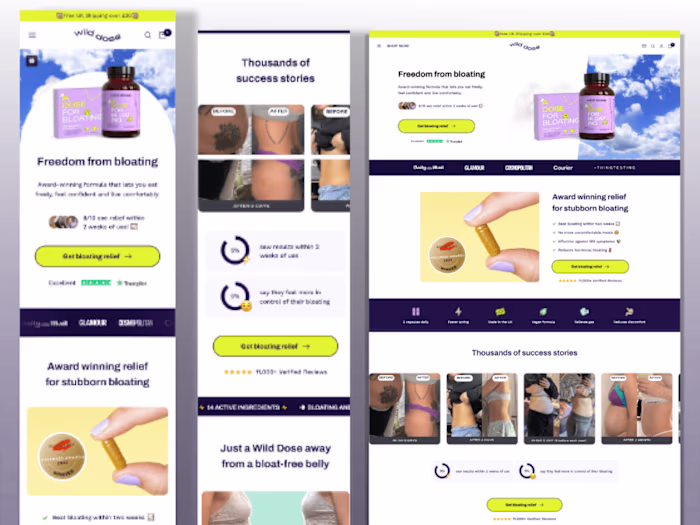 📦Wild-dose Home-page Develop in Replo