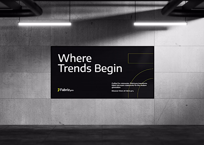 Brand Design for Fabriz.pro eCommerce Experience