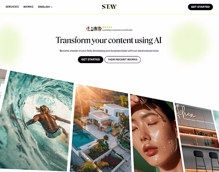 AI Creator Stay - Framer Landing Page Development
