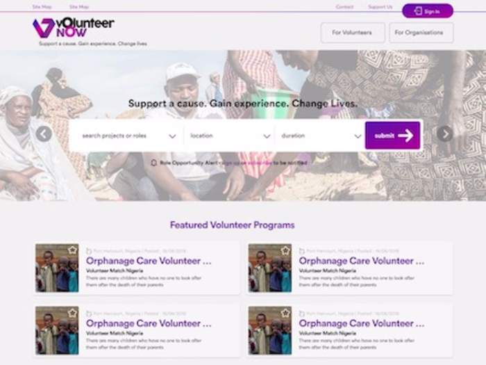 Rapid Prototyping for VolunteerNow