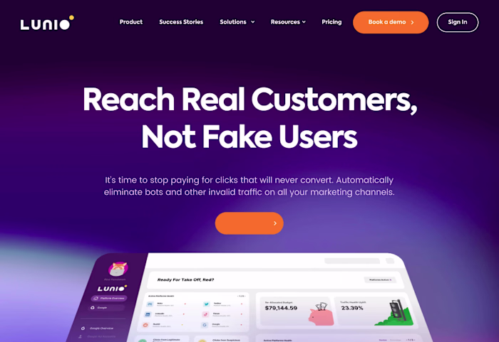 Framer AI-Driven Web Platform for Lunio AI
