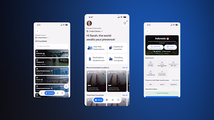 Clean and user-friendly Travel Ready mobile app to help user...