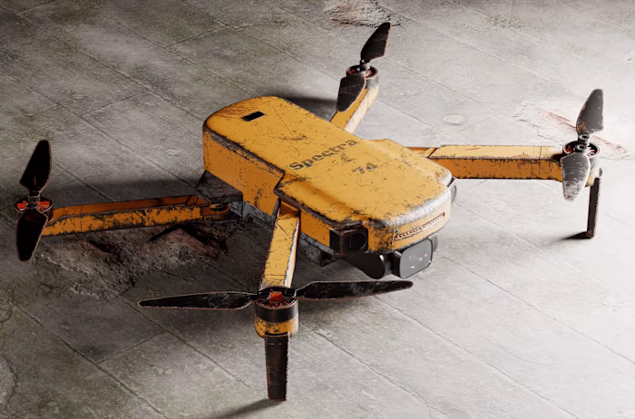 metal drone 