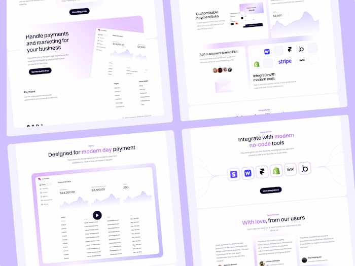 Paywave - Saas/Fintech Website