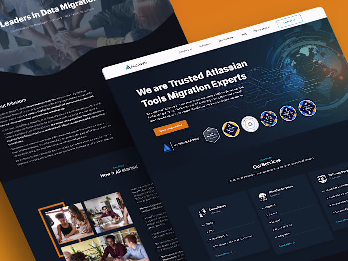 Redesiged the User Experience for a Data Migration Company