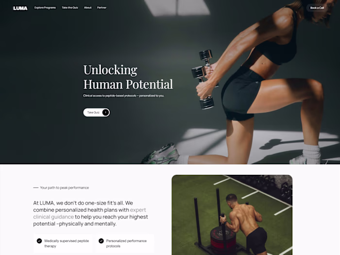 LUMA Health Website Design and Development