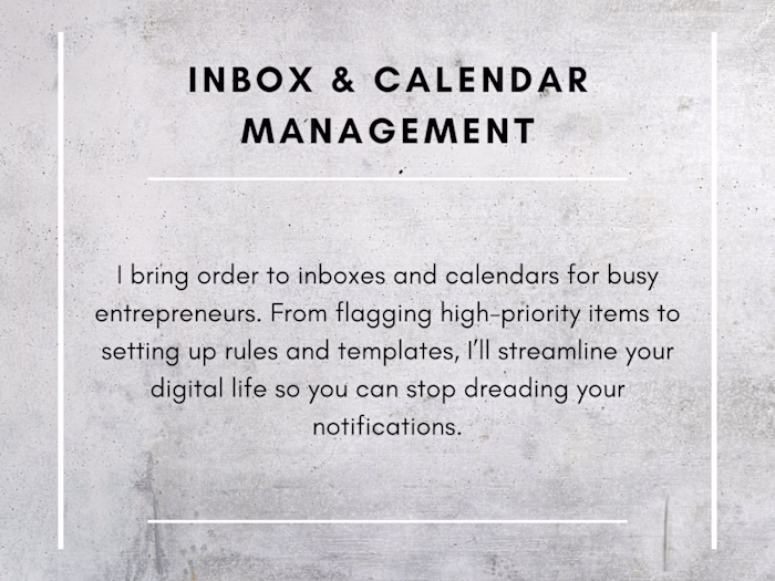 Inbox & Calendar Management