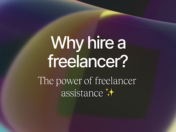 Why Hire a Freelancer? the Power of Freelancer Assistance