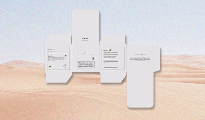 Cosrx Logo Redesign + Packaging Design