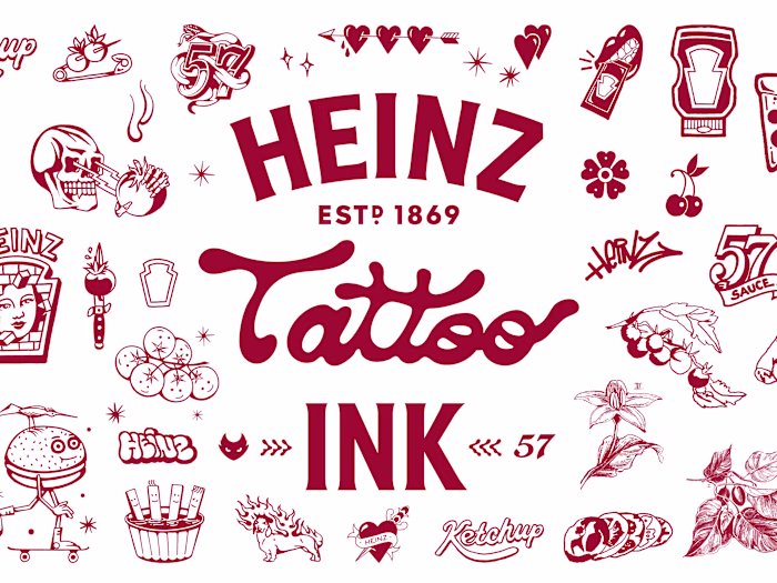 Heinz Tattoo Ink — Visual Identity and Art Direction