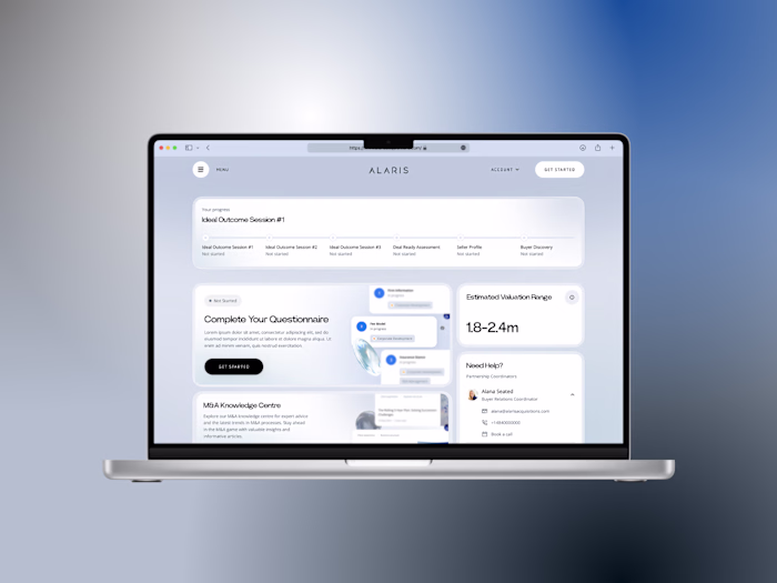 Alaris Platform — UX/UI Enhancements & Functional Expansion