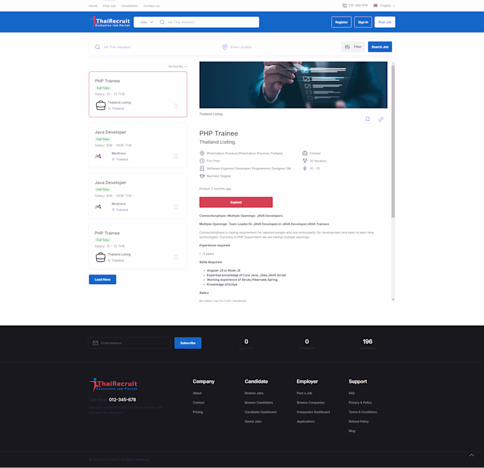 Custom Job Platform Development