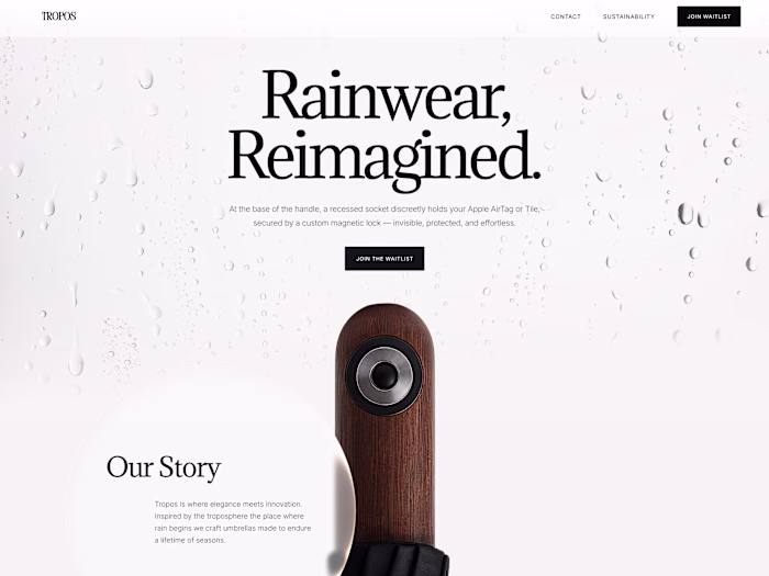 Tropos - AI Visuals & Framer Website Design