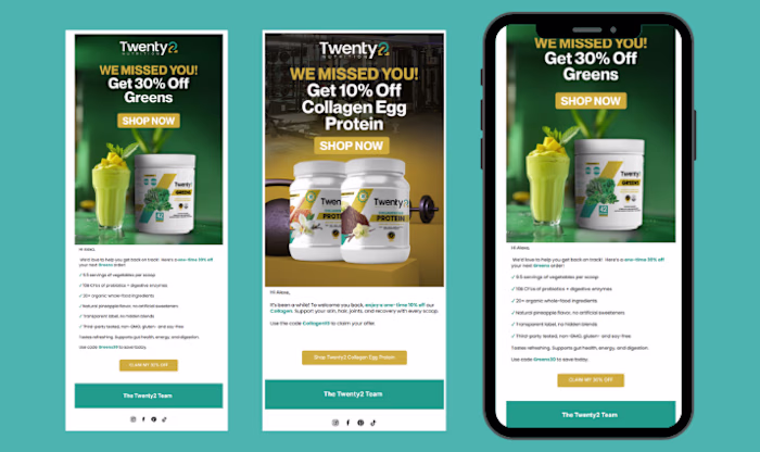 Email Campaigns for DTC Supplement Brand
