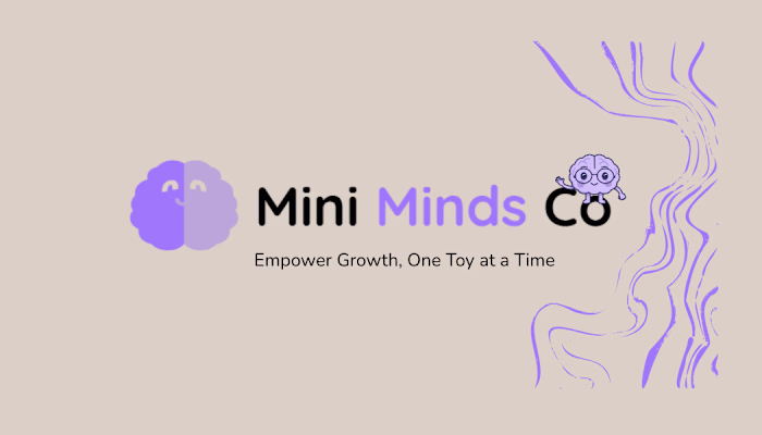 Business card design created for Mini Minds Co, a brand focu...
