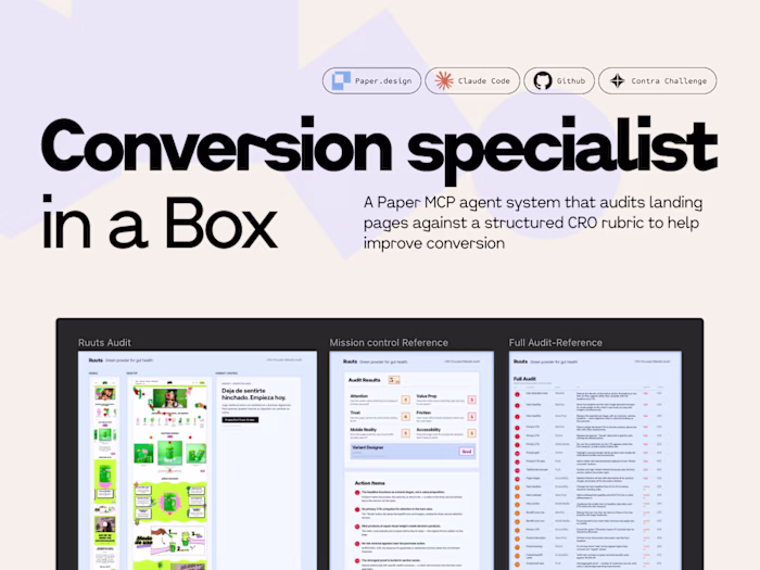 Landing Page CRO Audit System Development