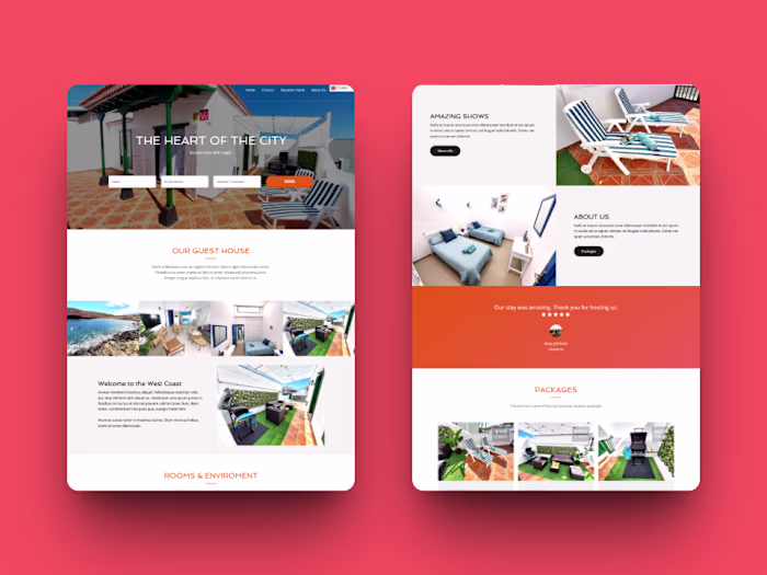 Vacation Rentals Website - WordPress