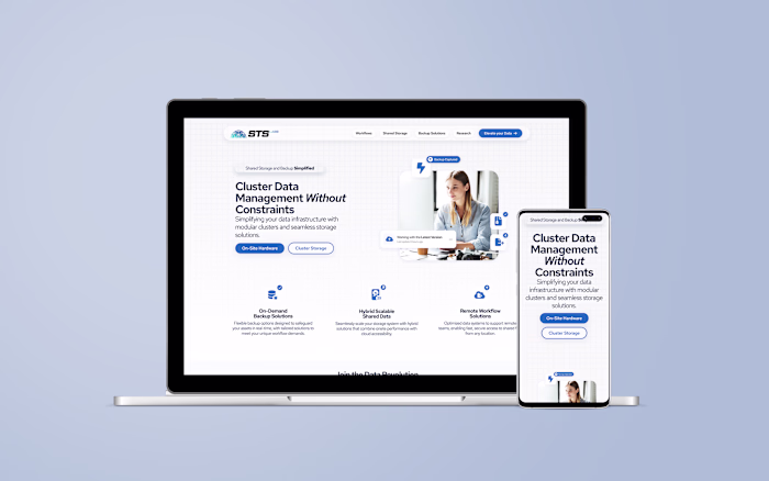 Marketing Website Redesign for STS Labs