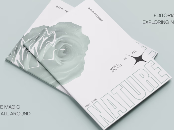 Editorial Zine on Nature