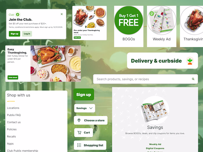 Design System for a Grocery Chain