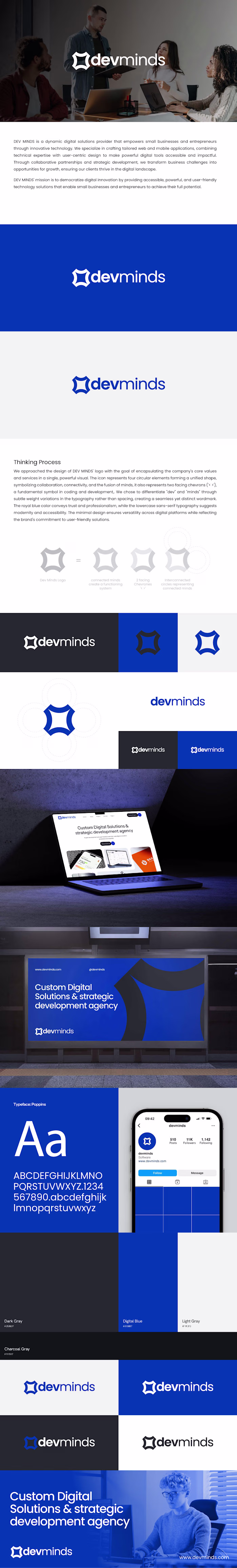 Logo and Brand Identity for a Digital Solutions Agency