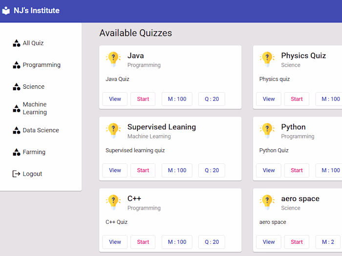 Exam Management System