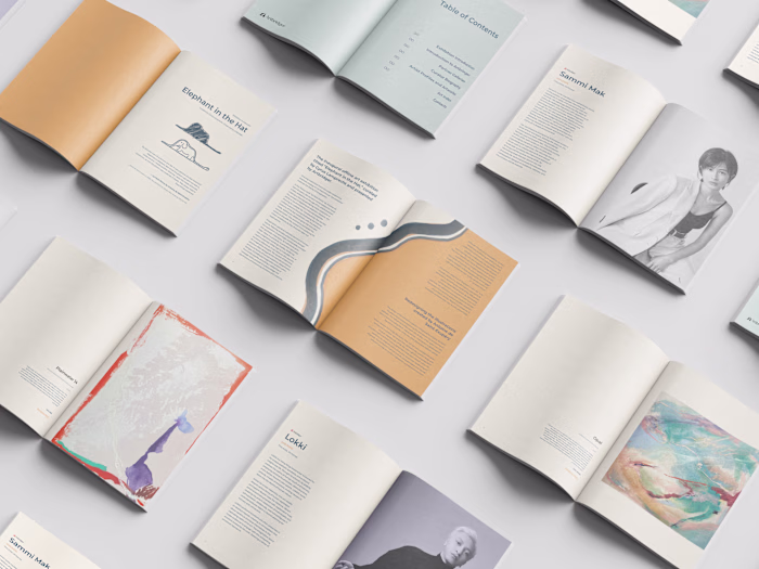 Catalogue / Booklet Design for Art Exhibition