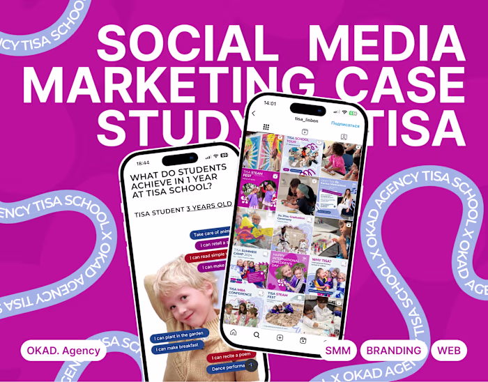 Social Media & Marketing Design for Kids School — Tisa