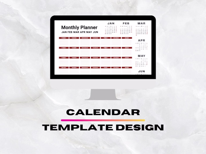 Monthly Calendar/To-Do List Template