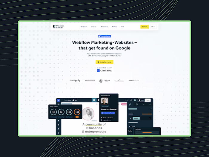 Portfolio Website Redesign for Samuel Uebersax