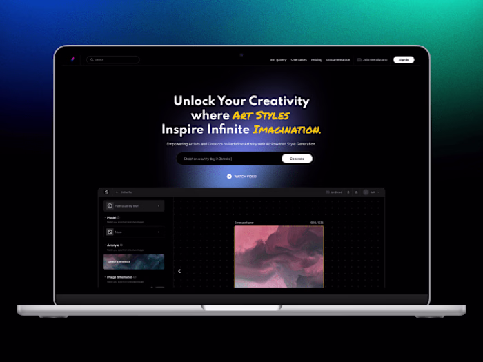 Product Design for a Generative AI Web Application