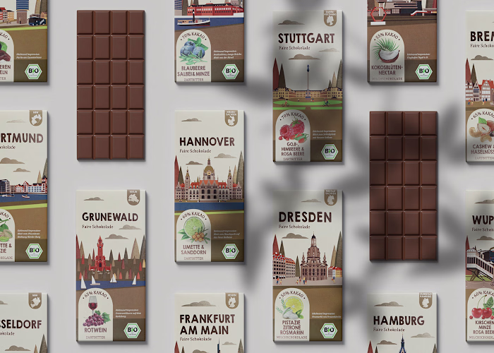 Edelmond Chocolate Packaging Design