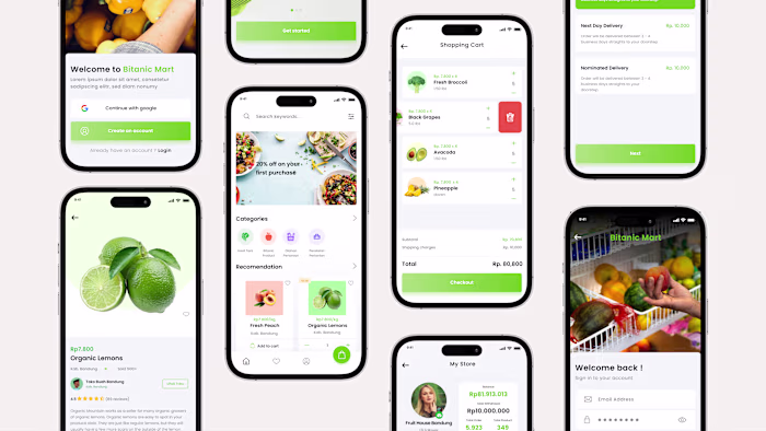 Vegetable Mart UI App